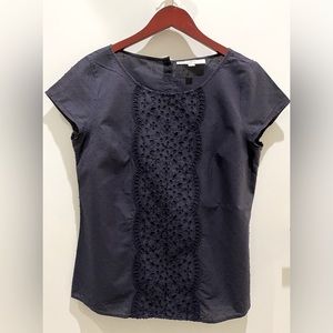 Ann Taylor LOFT short sleeve blouse shirt - Small